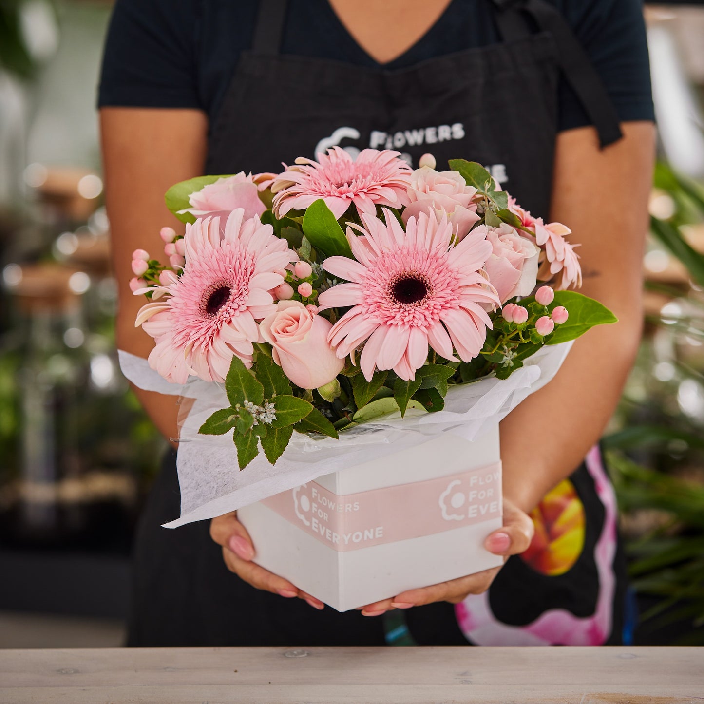 Pretty in Pink Boxed Flowers