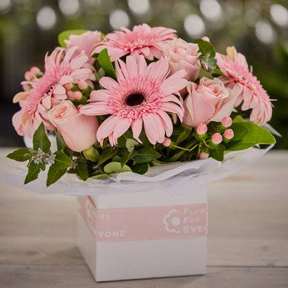 Pretty in Pink Boxed Flowers