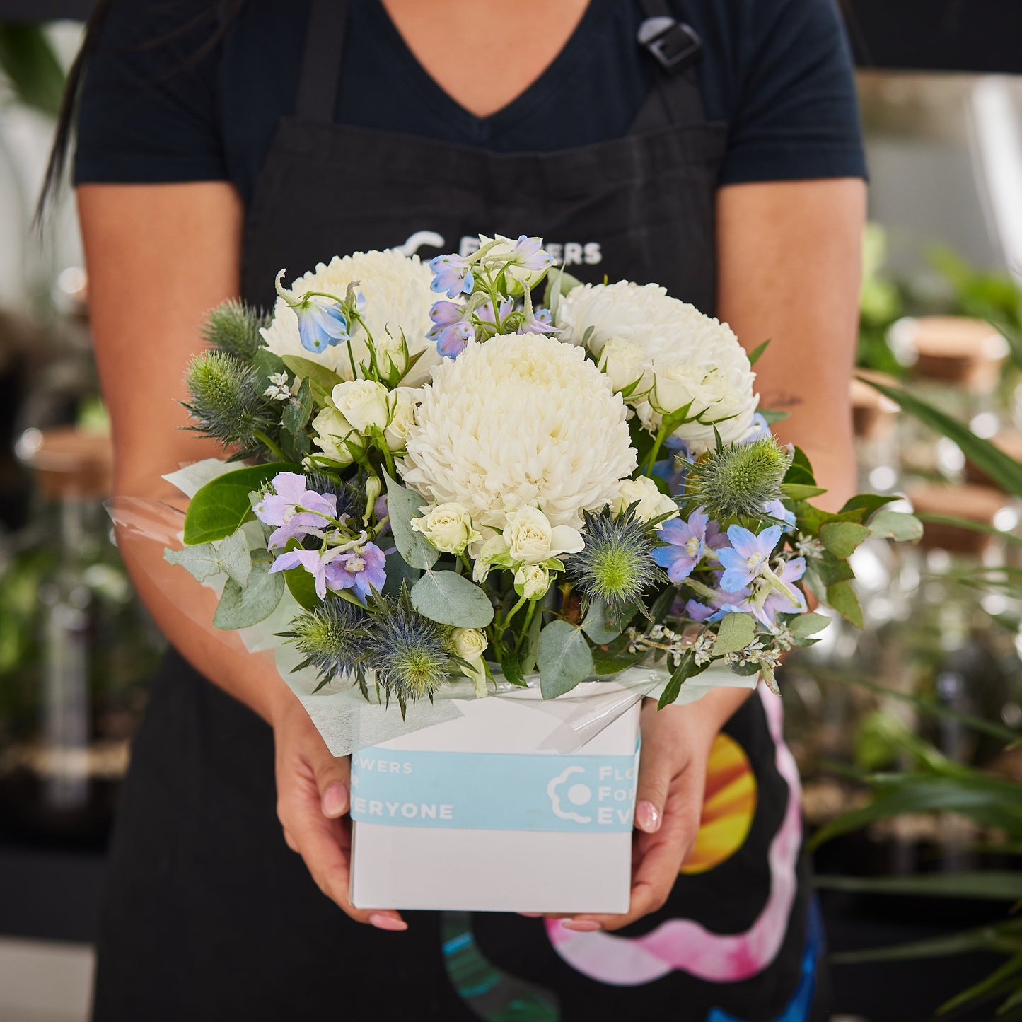 Sky Blue Flower Box