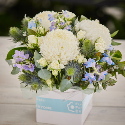 Sky Blue Flower Box