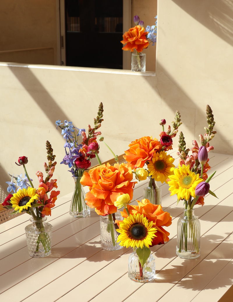 Set of 6 Bud Vases