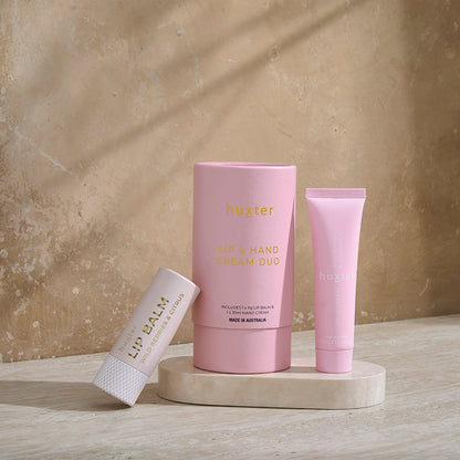 White Peony & Cashmere Hand Cream & Lip Balm Set