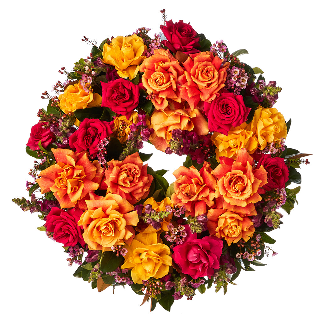 Sunset Garden Wreath
