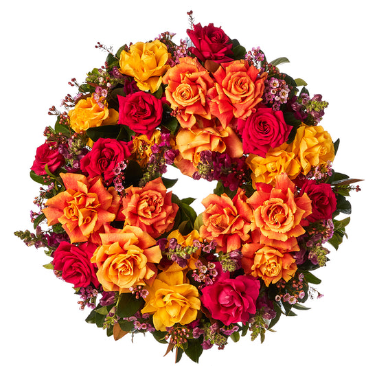 Sunset Garden Wreath