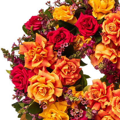 Sunset Garden Wreath