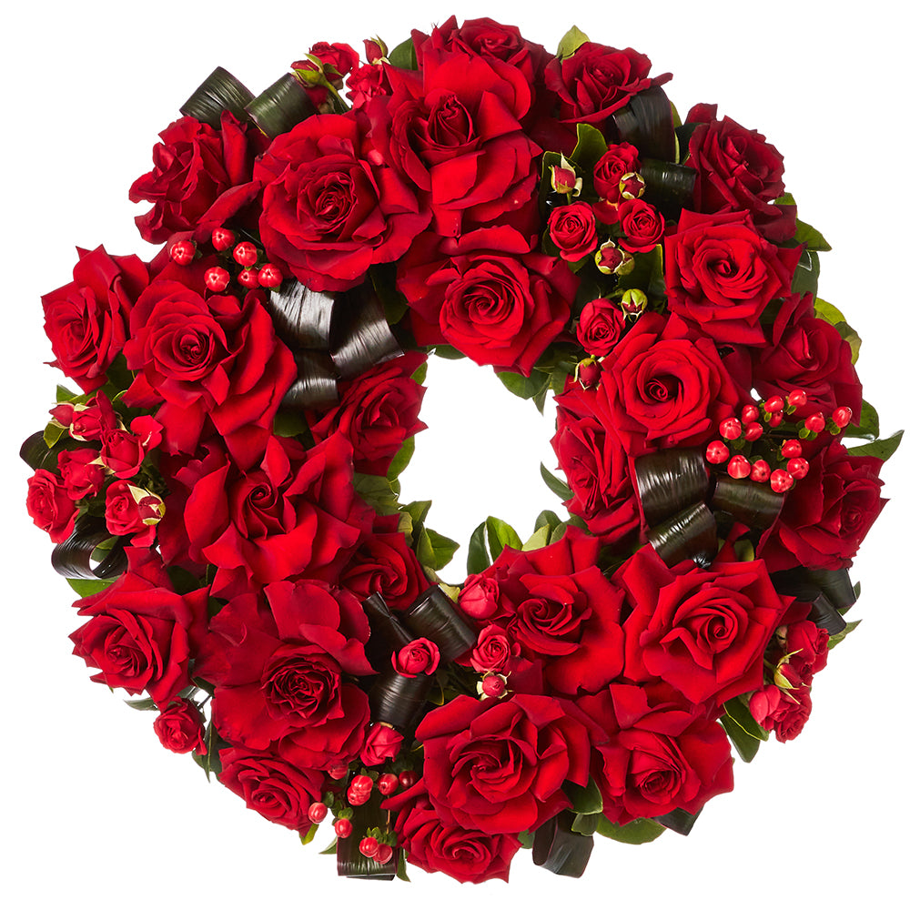 Eternal Red Rose Wreath