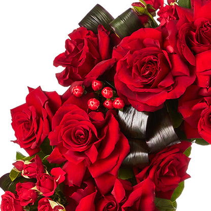 Eternal Red Rose Wreath