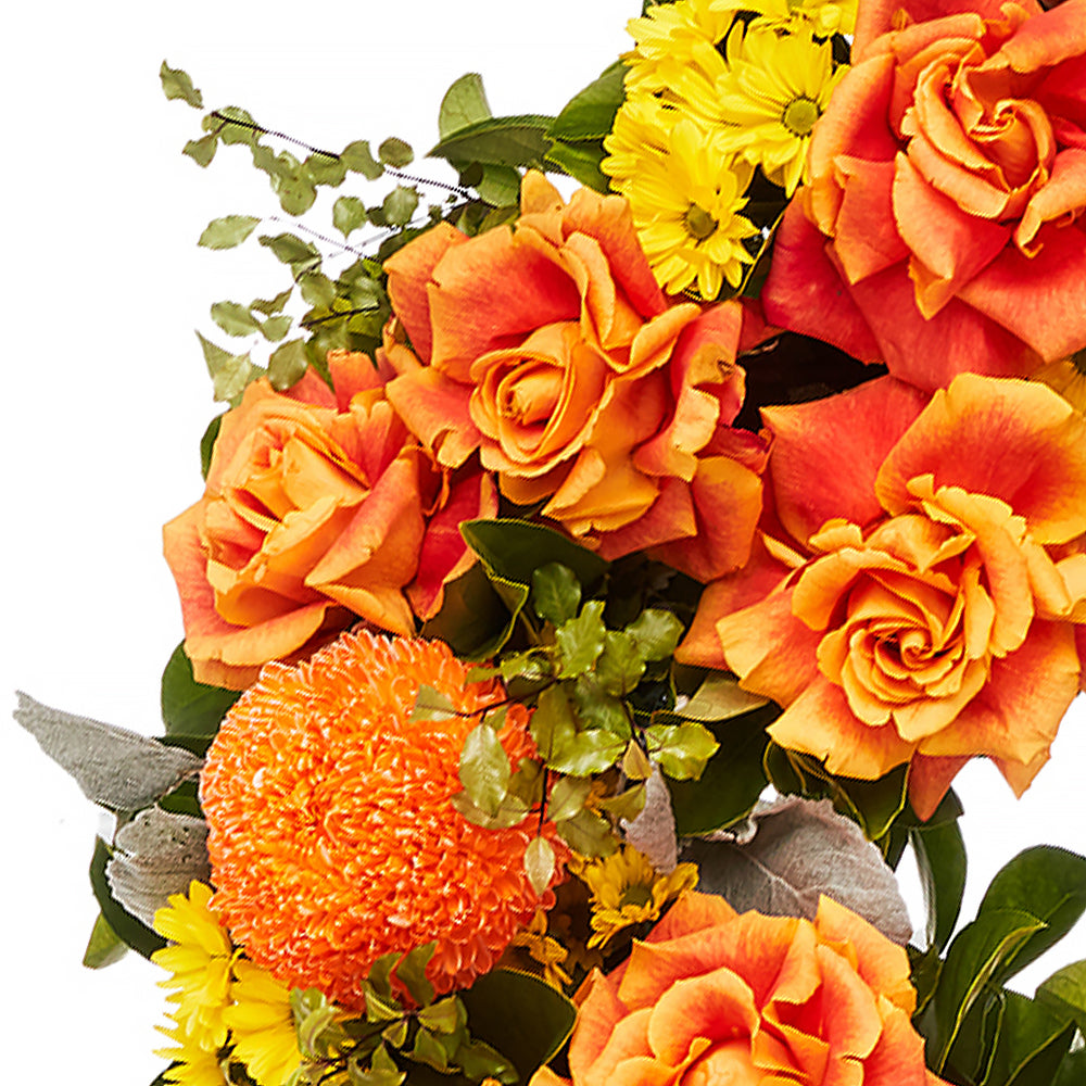 Golden Autumn Wreath