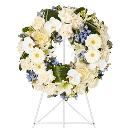 Peaceful White Wreath