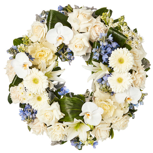 Peaceful White Wreath