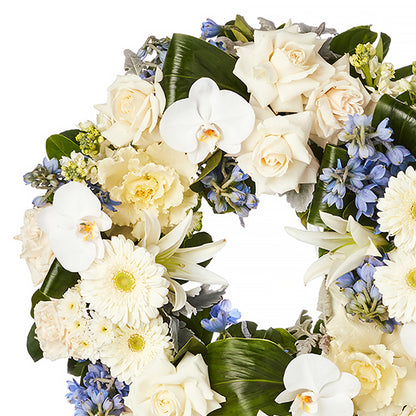 Peaceful White Wreath