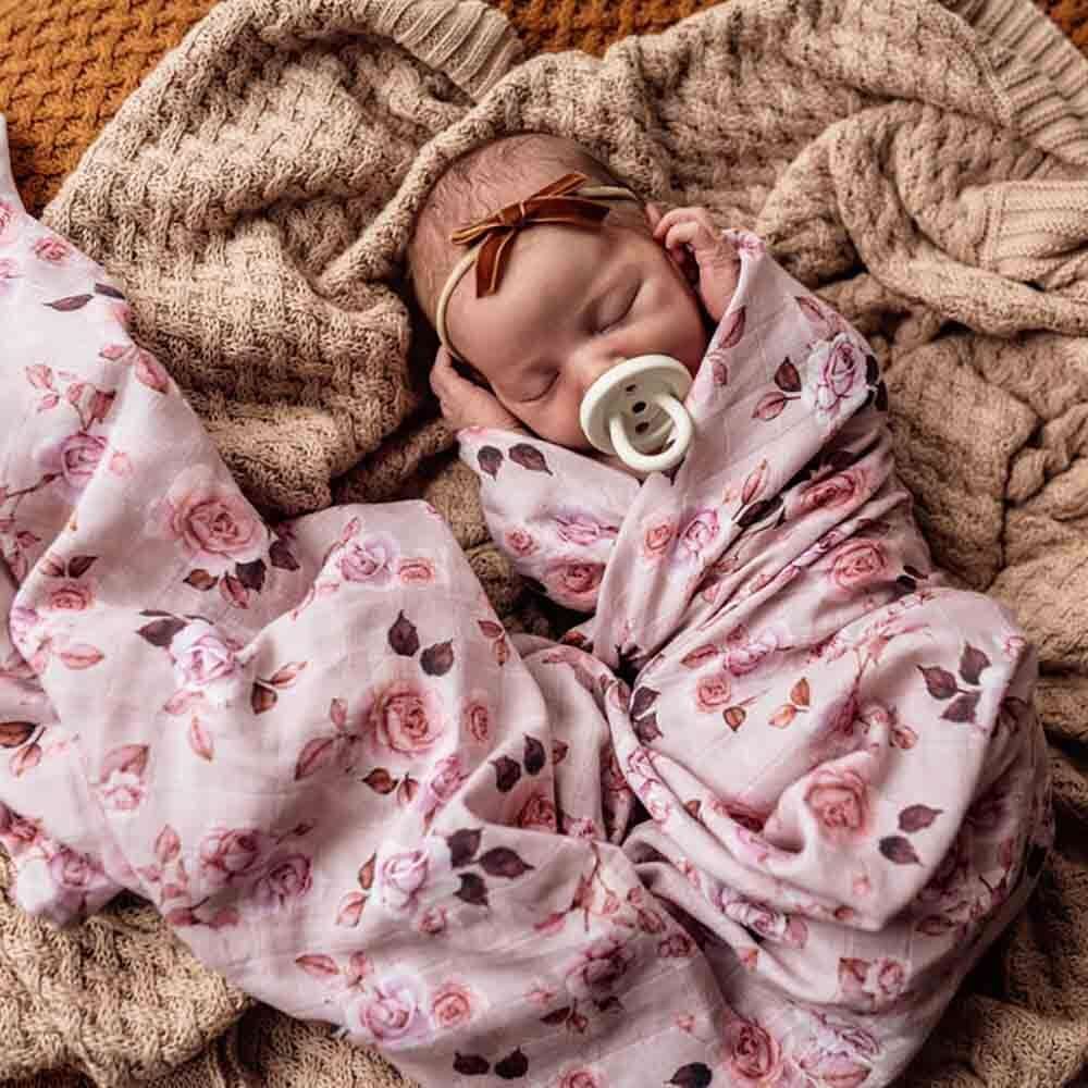 Dusty Olive Organic Muslin Wrap