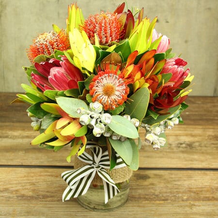 Native Flowers in Vase