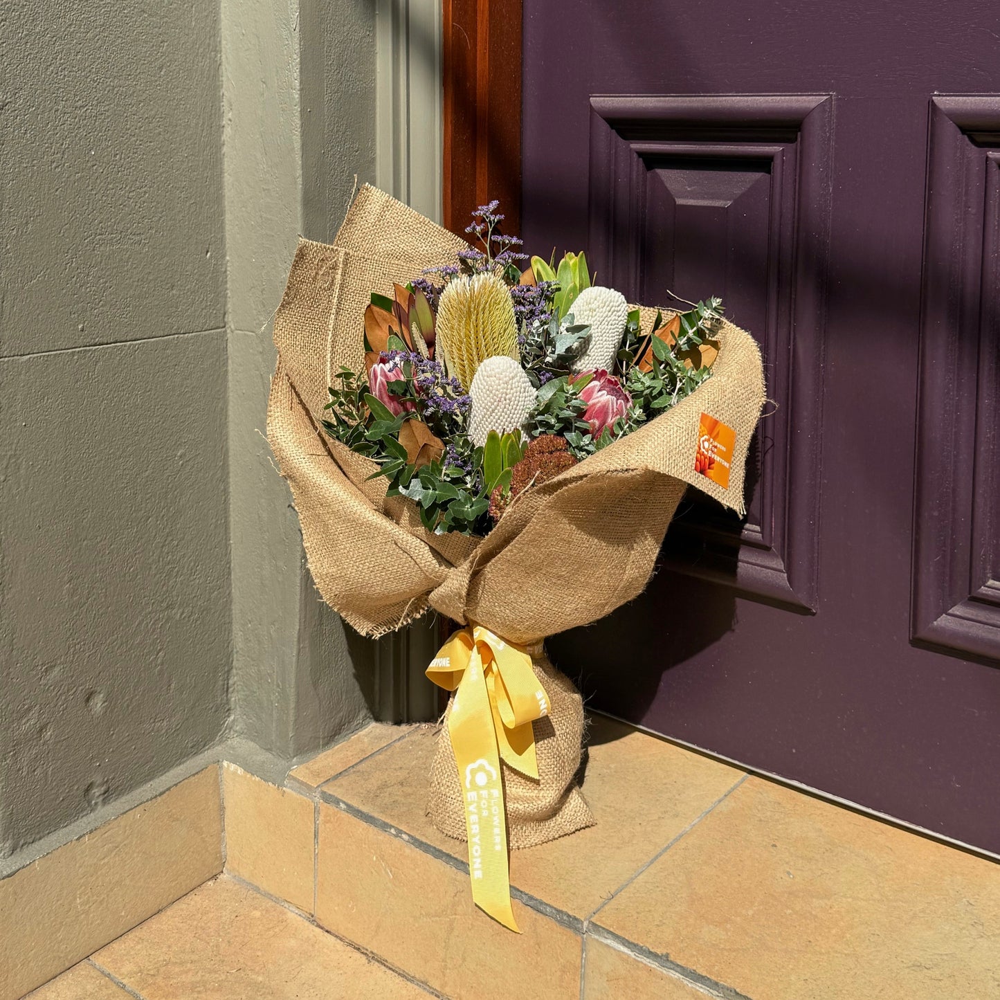 Native Hessian Bouquet