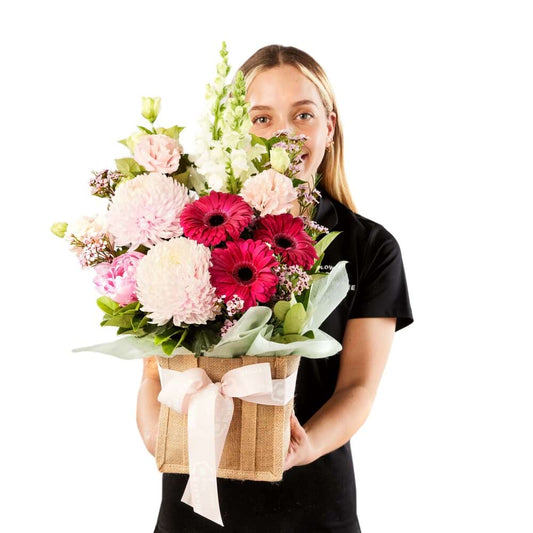 Sweet & Sustainable Flower Basket