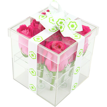 Pink rose box