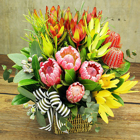 Australiana Flower Basket with Free Delivery