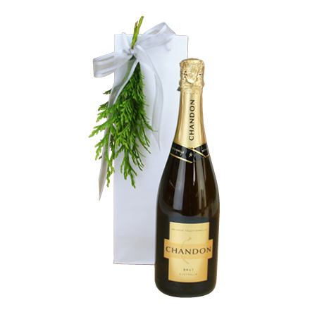 Gift Wrapped Chandon Sparkling Wine Delivered for Xmas in Australia