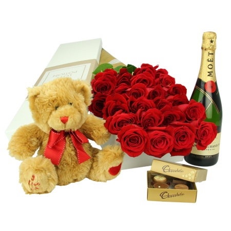 Decadent 24 Red Roses