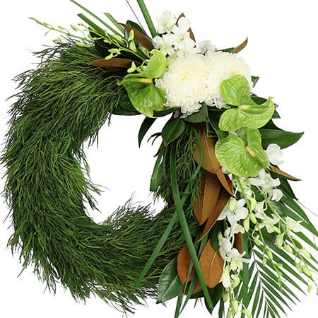 Evergreen Eternity Funeral Wreath