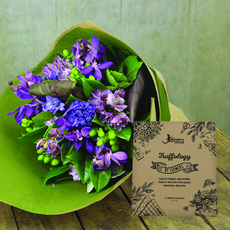 Fragrant Winter Posy with Free Chocolate Truffles (Sydney Only)