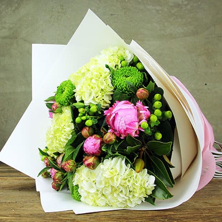 Heavenly Peonies and Hydrangea Delivered Sydney