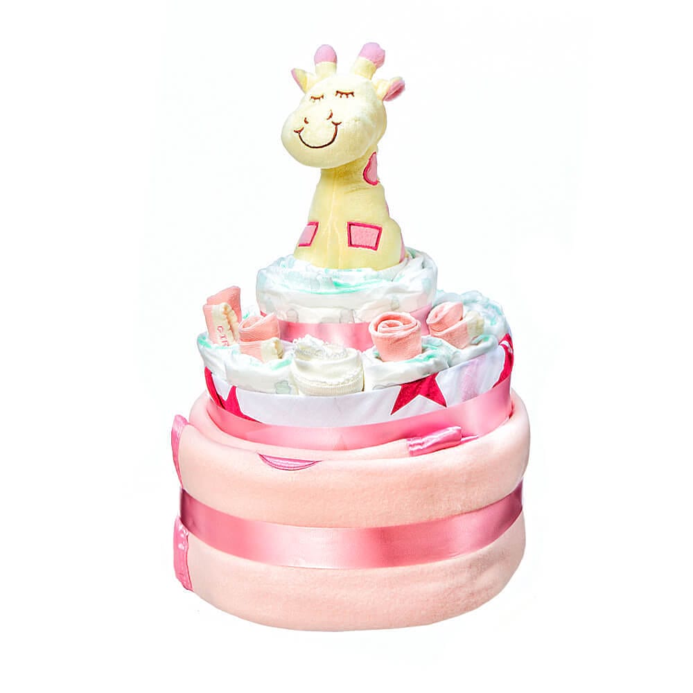 Baby Girl Nappy Cake 