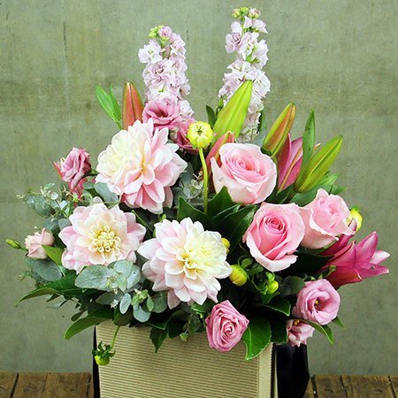 Mothers Day Bag of Blooms with Free Candle (Sydney Only)