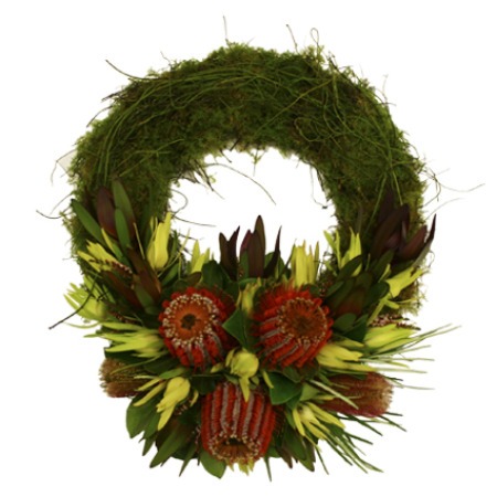 Native Australian Sympathy wreath