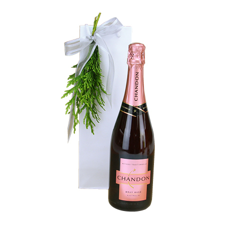 Pink Chandon Sparkling Wine Xmas Gift Delivered in Australia