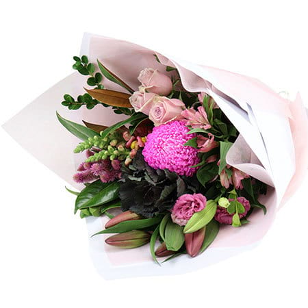 Pink Garden Bouquet Delivered Sydney