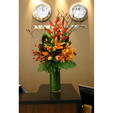 Reception Desk  1 - Corporate Flowers