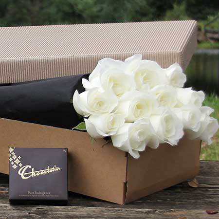 White Roses and Chocolate