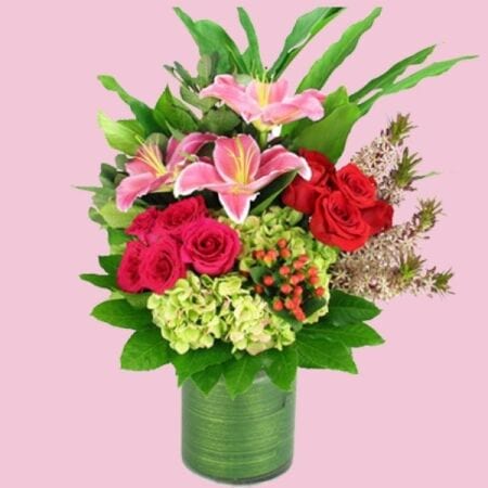 Love and romance vase
