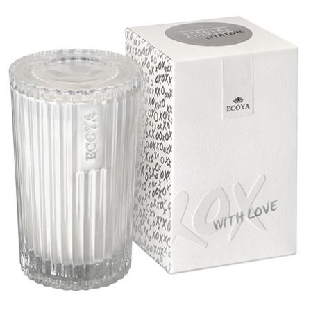 White Musk & Warm Vanilla `With Love` Ecoya Candle (25hr burn)