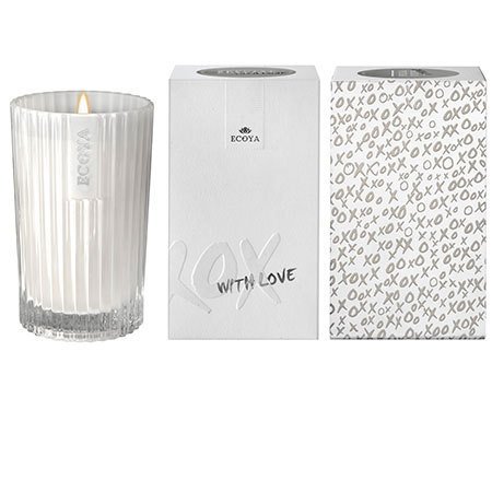 White Musk & Warm Vanilla `With Love` Candle
