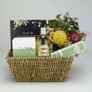 Almond and French Pear Gift Basket
