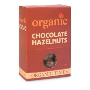 Organic Milk Chocolate Hazelnuts