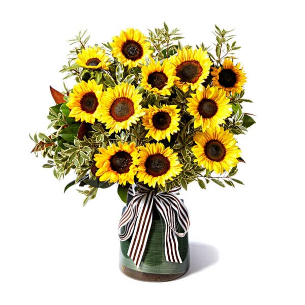 Classic Sunflower Vase