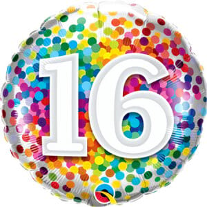 Happy 16th Birthday Balloon
