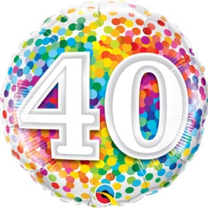 Happy 40th Birthday Balloon