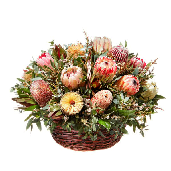 Native Flower Basket Arrangement