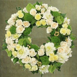 Premium White Floral Tribute Delivered