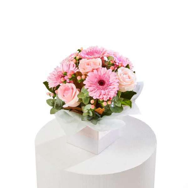 Pretty in pink Boxed Flowers