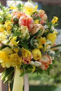 wedding bouquets with tulips
